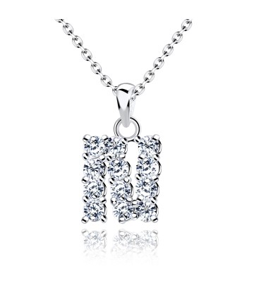 Necklace Silver N Shape SSLPE-N